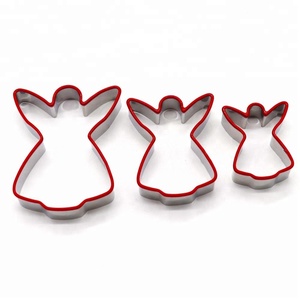 <span class=keywords><strong>Emporte</strong></span>-pièce en forme d'<span class=keywords><strong>ange</strong></span>, 3 pièces, taille assortie - Product Image 2