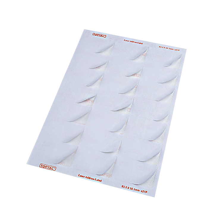 A4 Printed Eco-Friendly Paper Adhesive Sticker Labels for Customizable Grocery Supermarket Promotion and Exhibition Packaging