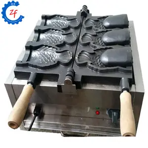 New type fish taiyaki waffle making machinery Korean style fish shape cake machine