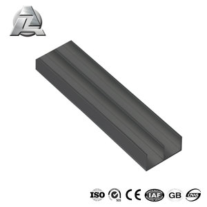 Perfis de extrusão de alumínio duplo canal da forma em <span class=keywords><strong>u</strong></span> - Product Image 3