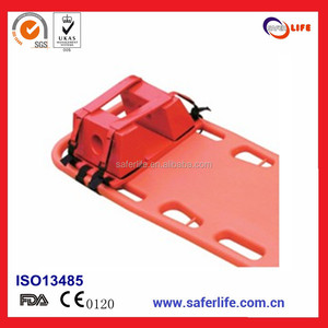 Correas de seguridad de aluminio plegables para ambulancia CE ISO, camilla con inmovilizadores de cabeza - Product Image 3