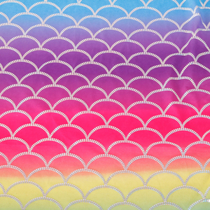 Tela de escala de sirena brillante iridiscente, tela elástica de cuatro vías de LICRA con holograma para traje de baño de <span class=keywords><strong>cola</strong></span> de falda - Product Image 5