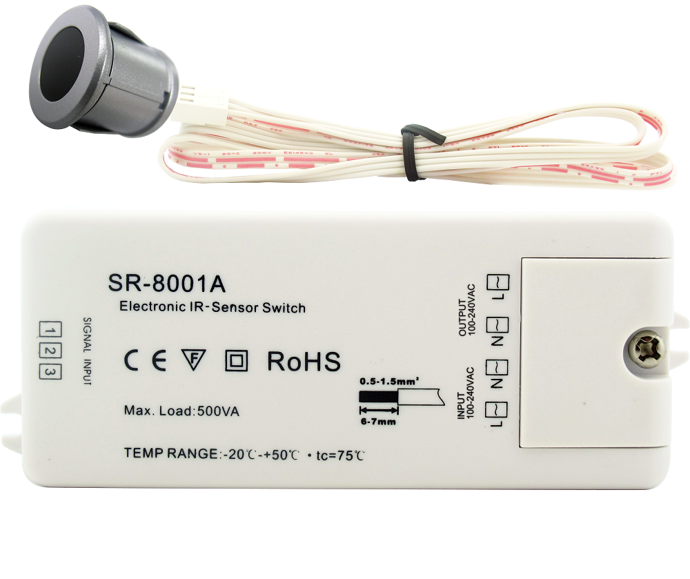 DC12V-24V IR-Sensor Handwellendimmer 3A handwellennr IR-Bewegungssensorschalter für LED-Streifen  13