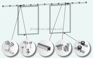 Puerta corredera <span class=keywords><strong>ruedas</strong></span> <span class=keywords><strong>de</strong></span> acero puerta colgante rodillos - Product Image 6