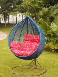 राल विकर फांसी स्विंग अंडे की कुर्सी झूला - Product Image 4