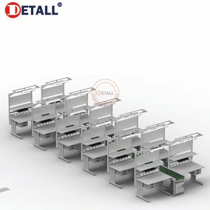 Fabriek op maat gemaakte <span class=keywords><strong>LED</strong></span>-verlichtingsproductielijn PVC-bandtransporteursystemen fabrieks prijs mobiele telefoon assemblagelijn - Product Image 3