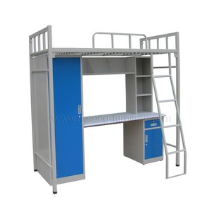 <strong>Heavy</strong> <strong>Duty</strong> Metal Frame <strong>Bunk</strong> <strong>Beds</strong> Student <strong>Bunk</strong> <strong>Bed</strong> With Desk and Wardrobe JF-B012 Modern Appearance <strong>Bunk</strong> <strong>Bed</strong> - Product Image 5