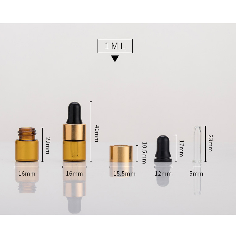 customized capacity glass dropper bottle round glass dropper bottle with rubber dropper