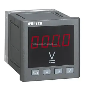 120mm Tip Voltmetre Röle Alarm Çıkışı Ile