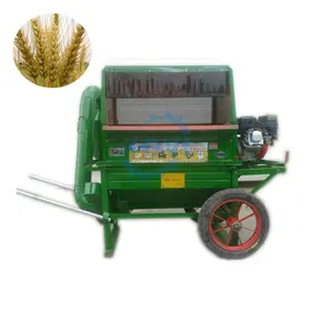 Mini manual paddy rice thresher wheat threshing machine price