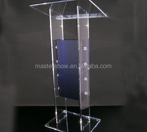Tùy Chỉnh Phong Cách Khác Nhau Cao Cấp Rõ Ràng Acrylic <span class=keywords><strong>Lectern</strong></span>/Nhà Thờ Pulpit - Product Image 3
