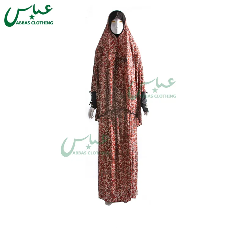 Wholesale Custom Cheap Fashion Floral Muslim Prayer Clothing Black Muslim Latest Dubai Burqa Designs