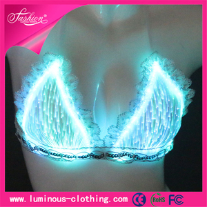 Luz de fibra óptica 2015 <span class=keywords><strong>playboy</strong></span> sexy para mujer de la ropa interior de la muchacha trajes del partido - Product Image 3