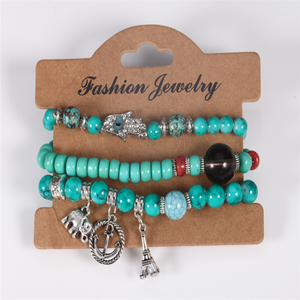 Braccialetto con Charm Mano di <span class=keywords><strong>Fatima</strong></span> in Lega di Zinco, Gioielli alla Moda Senza Nichel - Product Image 2