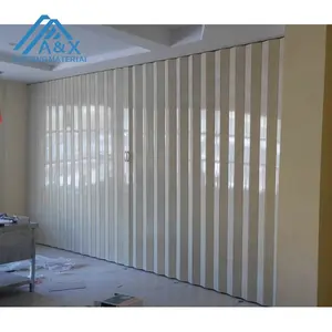 PVC interior folding Door for bathroom