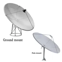 C band 2,4 m 240cm satellite dish antenne solide/hohe qualität