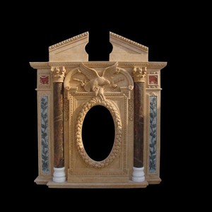 Fournisseur chinois sculpture sur pierre décorative antique <span class=keywords><strong>cheminée</strong></span> manteaux - Product Image 4