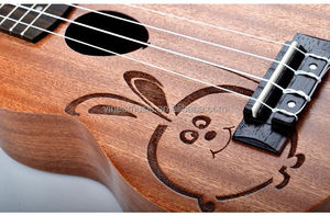 <span class=keywords><strong>Ukulele</strong></span> gravés avec belle image de dessin animé pour enfants, bon marché, <span class=keywords><strong>prix</strong></span> d'usine - Product Image 5