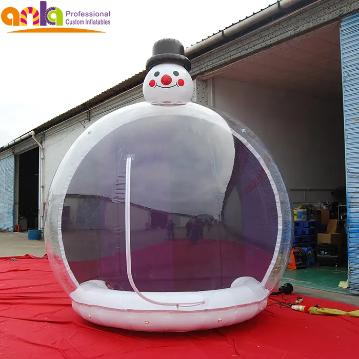 Новейший Рождественский надувной снежный шар Человеческого Размера/уличный снежный шар надувной для украшения