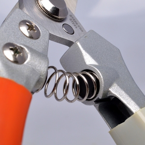 ASAKI AK-8642 8" Steel Garden Scissors <strong>Pruner</strong> Garden Ratchet Shear Pruning Shears <strong>Straight</strong> Gardening Scissors Plastic Handle - Product Image 4