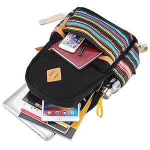 <span class=keywords><strong>Mochilas</strong></span> escolares a la moda para mujeres, bolsos de Universidad con estilo para niñas, bolsos universitarios para niñas, nuevo modelo de lona para <span class=keywords><strong>comprar</strong></span> en línea - Product Image 4