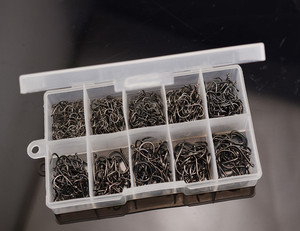 500 cái/hộp Thép Carbon Cao Móc Câu Cá ISEAMA Bao Kích Thước #3-#12 Fishhooks Gói Cá Chép Câu Cá Giải Quyết - Product Image 1