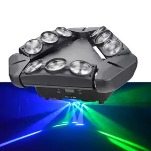 Unique effect 3x3pcs 10w RGBW 4in1 led spider beam moving head light wholesale price