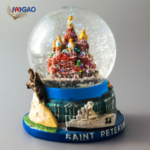 <span class=keywords><strong>Globo</strong></span> della neve della Russia del regalo del ricordo del <span class=keywords><strong>globo</strong></span> dell'acqua del ricordo del mondo su ordinazione economico - Product Image 6