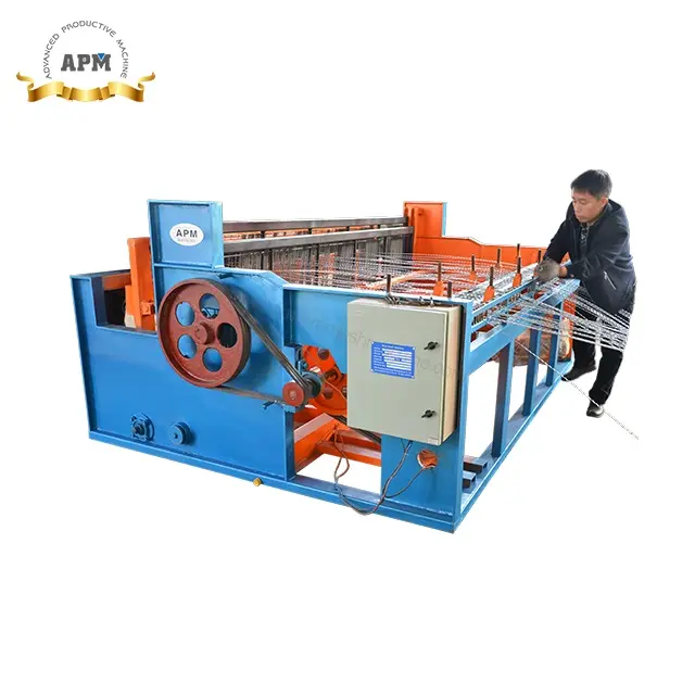 China Wire Mesh Machine Drahts chneide maschine Crimped