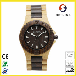 2017 <span class=keywords><strong>el</strong></span> más nuevo diseño con estilo de madera <span class=keywords><strong>del</strong></span> reloj natural logotipo personalizado madera reloj para hombres y mujeres - Product Image 1