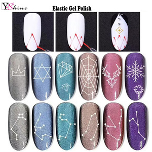 Nouveau style de mode Nail peinture builder gel Élastique fil dessin gel DIY nail art - Product Image 6