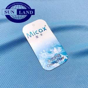 Été textile de maison tissu de refroidissement à séchage rapide mèche <span class=keywords><strong>micax</strong></span> 50% nylon 50% polyester tricot trame birdeye maille tissu pour vêtements de sport - Product Image 3