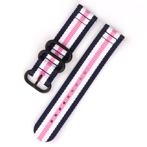 Eraysun-Bracelet sport de remplacement réglable en nylon tissé de 22mm avec boucle en métal pour <span class=keywords><strong>Samsung</strong></span> Galaxy Watch <span class=keywords><strong>46mm</strong></span> <span class=keywords><strong>Gear</strong></span> <span class=keywords><strong>S3</strong></span> <span class=keywords><strong>Classic</strong></span> - Product Image 2