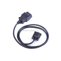 Cable de Diagnóstico para Vehículos VAG de 16 Pines a DB9 Serial RS232 OBD2 con Conductor de Cobre y Aislamiento de PVC, Longitud de 1 Metro