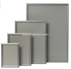 Aluminum snap frame clip open poster frame used for elevator frame advertising