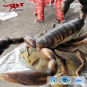 Zoo trang trí kích thước cuộc sống mô hình động vật 3D Scorpion để bán