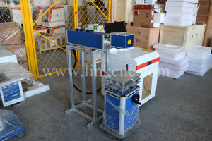 Co2 máquina de marcado láser <span class=keywords><strong>para</strong></span> madera/vidrio/plástico/cuero, grabador láser con software ezcad - Product Image 3