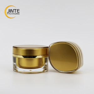 <span class=keywords><strong>2018</strong></span> nuevos productos 15G 20G 30g 50g oro acrílico vacío crema cosmética jar - Product Image 2