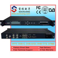 Codificador Decodificador IPTV DTV ASI a SDI (DVB-S/S2+ASI+IP+2*CI Entrada, AV+HD-MI+SDI+YPbPr+IP+ASI Salida)