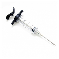 Injecteur plastique de viande, pour marinette, cuisine, 1 pièce, avec aiguille en acier inoxydable