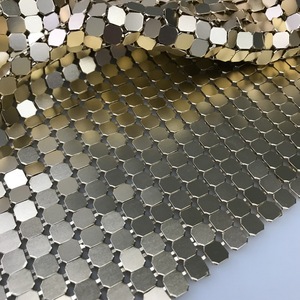 Mejor venta tamaño personalizado oro lentejuelas de tela metálica - Product Image 2