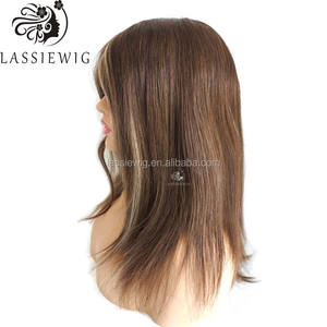 Personnalisé bouchon complet 12 pouces toupee de cheveux humains pour les femmes - Product Image 2