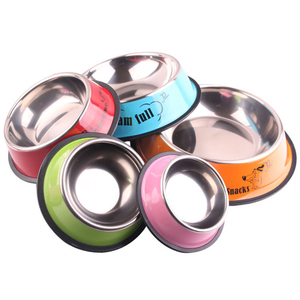 Wholesale <strong>Metal</strong> Stainless Steel <strong>Dog</strong> Pet <strong>Bowl</strong> <strong>Dog</strong> Food <strong>Bowl</strong> - Product Image 6