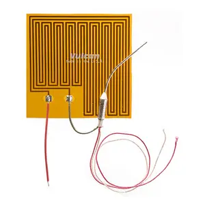 Calentador eléctrico Flexible de poliimida para espejo de batería de coche, 12V, 24V, 32W
