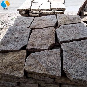 Pavés de forme irrégulière <span class=keywords><strong>en</strong></span> <span class=keywords><strong>granit</strong></span> jaune pour allée de patio à des prix abordables - Product Image 3