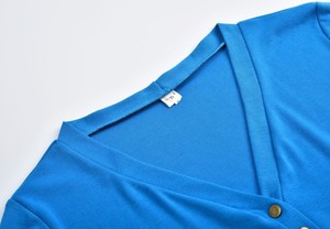 Cardigan da <span class=keywords><strong>Donna</strong></span> con Scollo a V e Bottoni, Maglione Lavorato a Maglia a Maniche Lunghe, Morbido e Basico A396 - Product Image 4