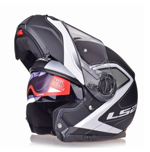 LS2 FF325STROBEフリップアップモーターサイクルヘルメットロードモジュラーCIVIKZONEヘルメットCapacete Cascos Moto Casques