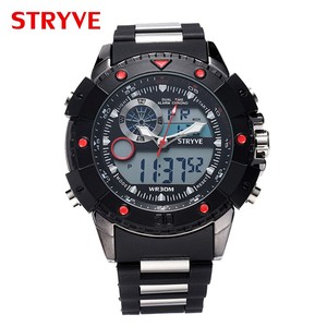 STRYVE brand S8001 hot Sport <span class=keywords><strong>orologio</strong></span> <span class=keywords><strong>digitale</strong></span> da <span class=keywords><strong>uomo</strong></span> 3ATM <span class=keywords><strong>orologio</strong></span> da polso impermeabile orologi da <span class=keywords><strong>uomo</strong></span> all'ingrosso di lusso di alta qualità - Product Image 4