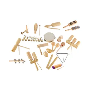 Safe farbe musical percussion set mit verschwinden holz farbe für kinder