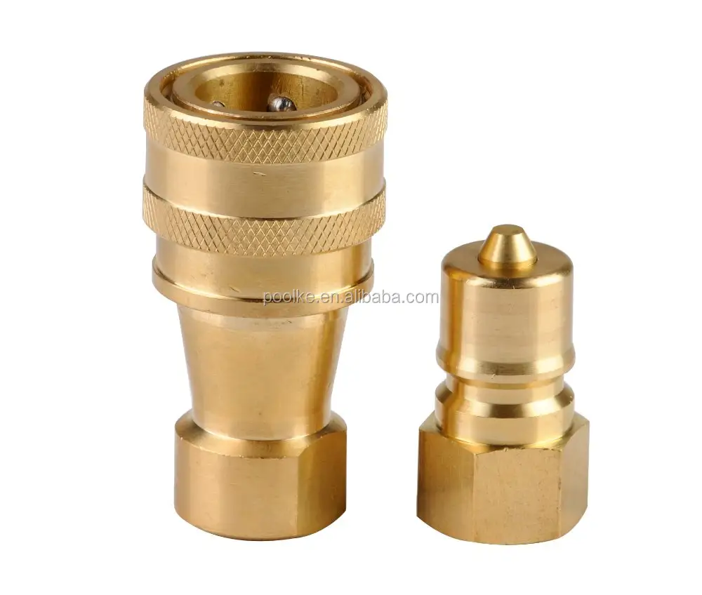 Brass Hydraulic Quick Couplings KZD Series